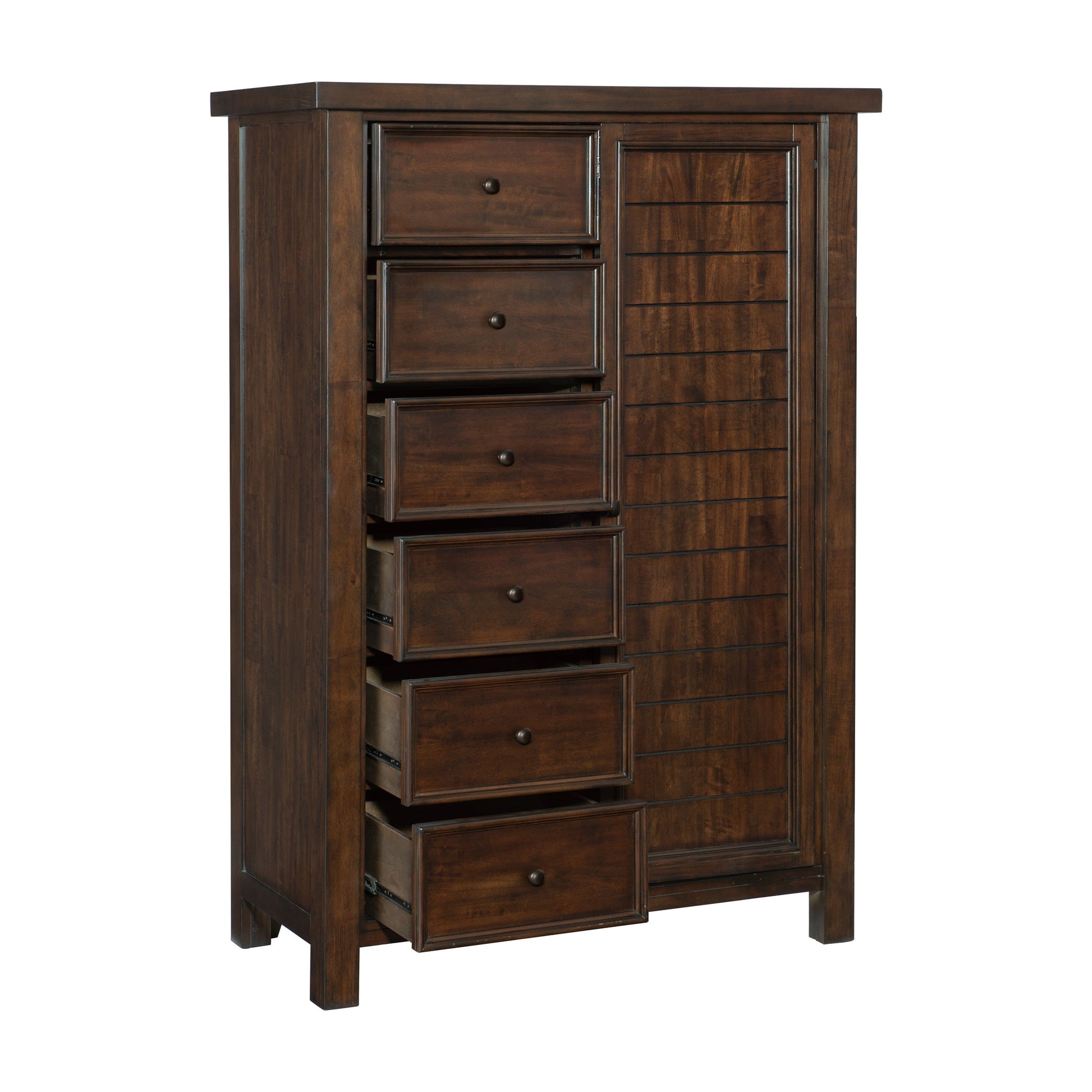 Logandale Brown Wardrobe - 1559-10 - Luna Furniture - Dallas Store