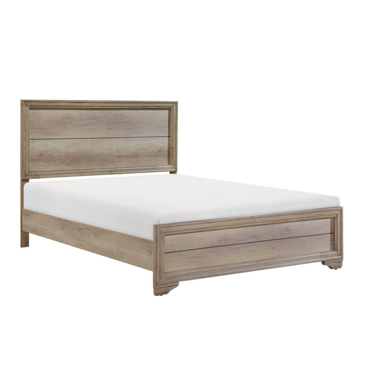 Lonan Rustic King Panel Bed - SET | 1955K-1 | 1955-3 - Luna Furniture - Dallas Store