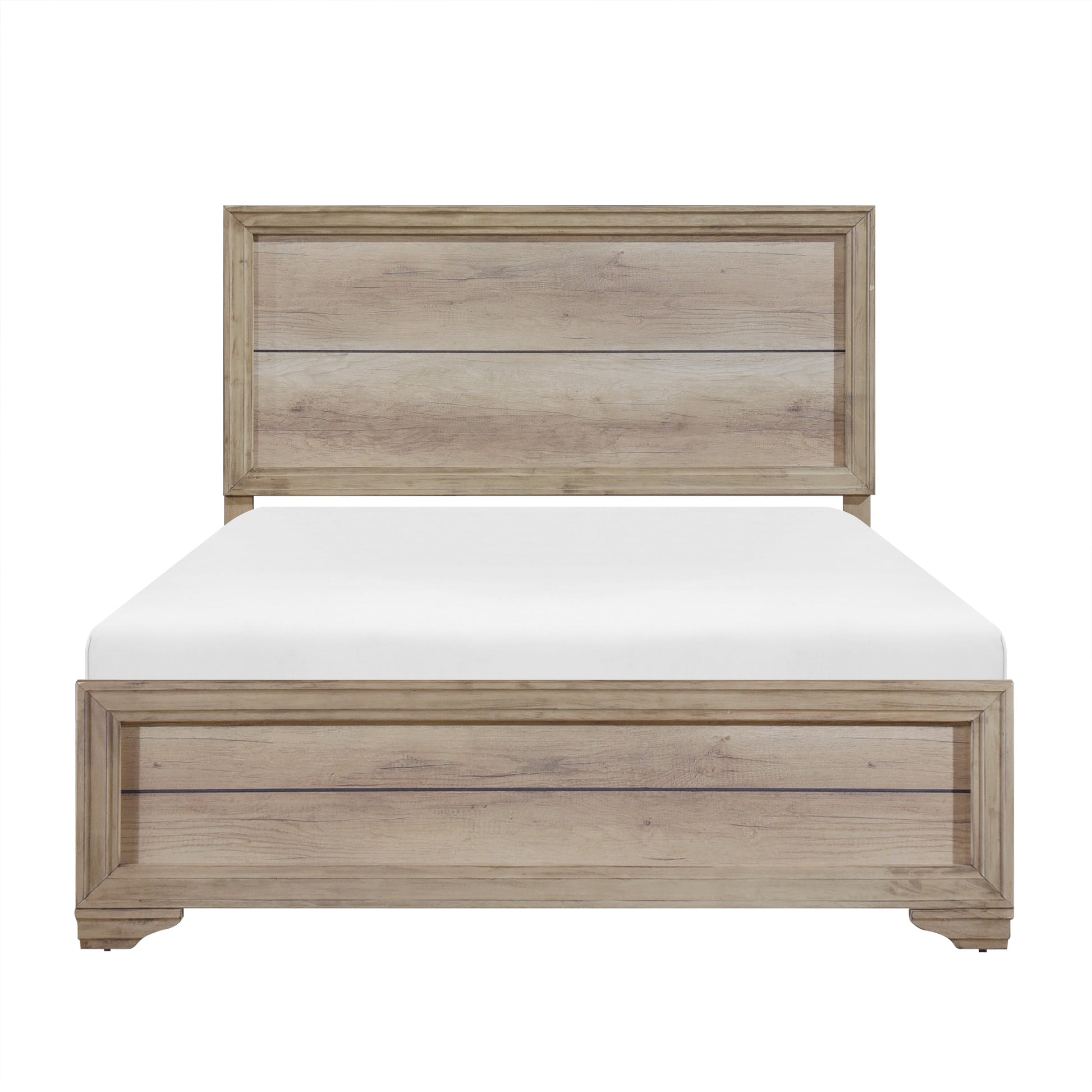 Lonan Rustic Twin Panel Bed - SET | 1955T-1 | 1955T-3 - Luna Furniture - Dallas Store