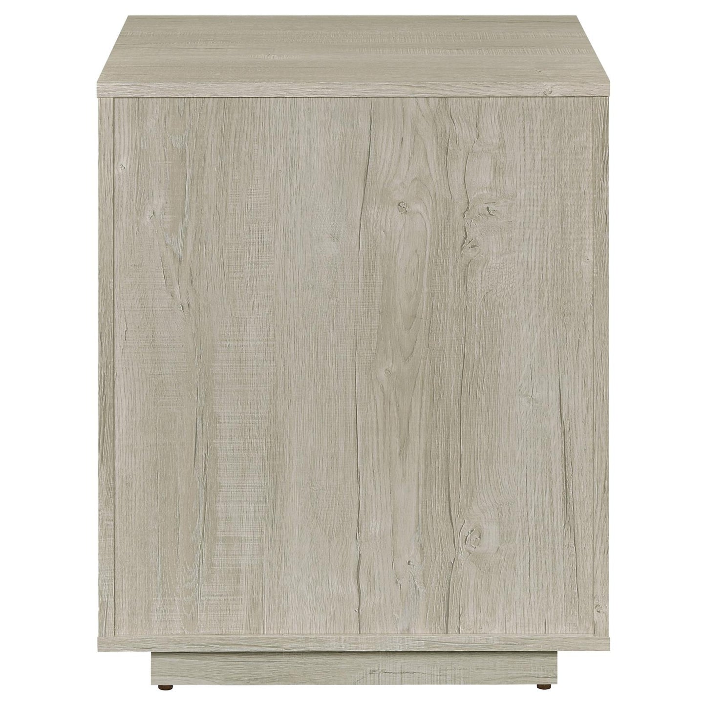 Loomis 3-Drawer Square File Cabinet Whitewashed Gray - 805882 - Luna Furniture - Dallas Store