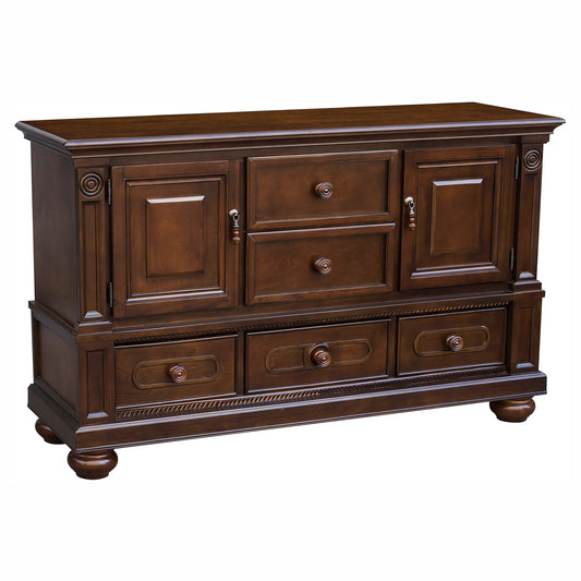 Lordsburg Brown Chery Buffet - 5473-55 - Luna Furniture - Dallas Store