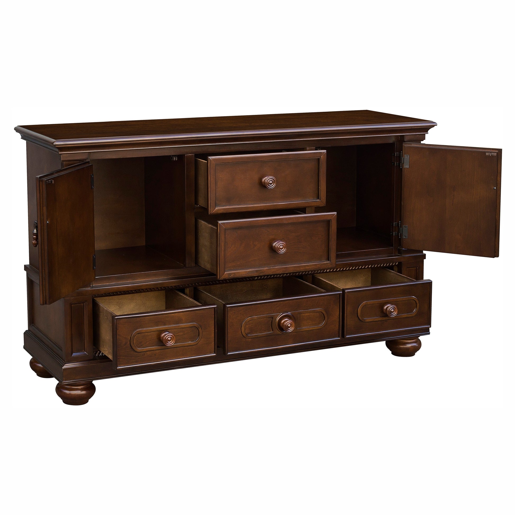 Lordsburg Brown Chery Buffet - 5473-55 - Luna Furniture - Dallas Store