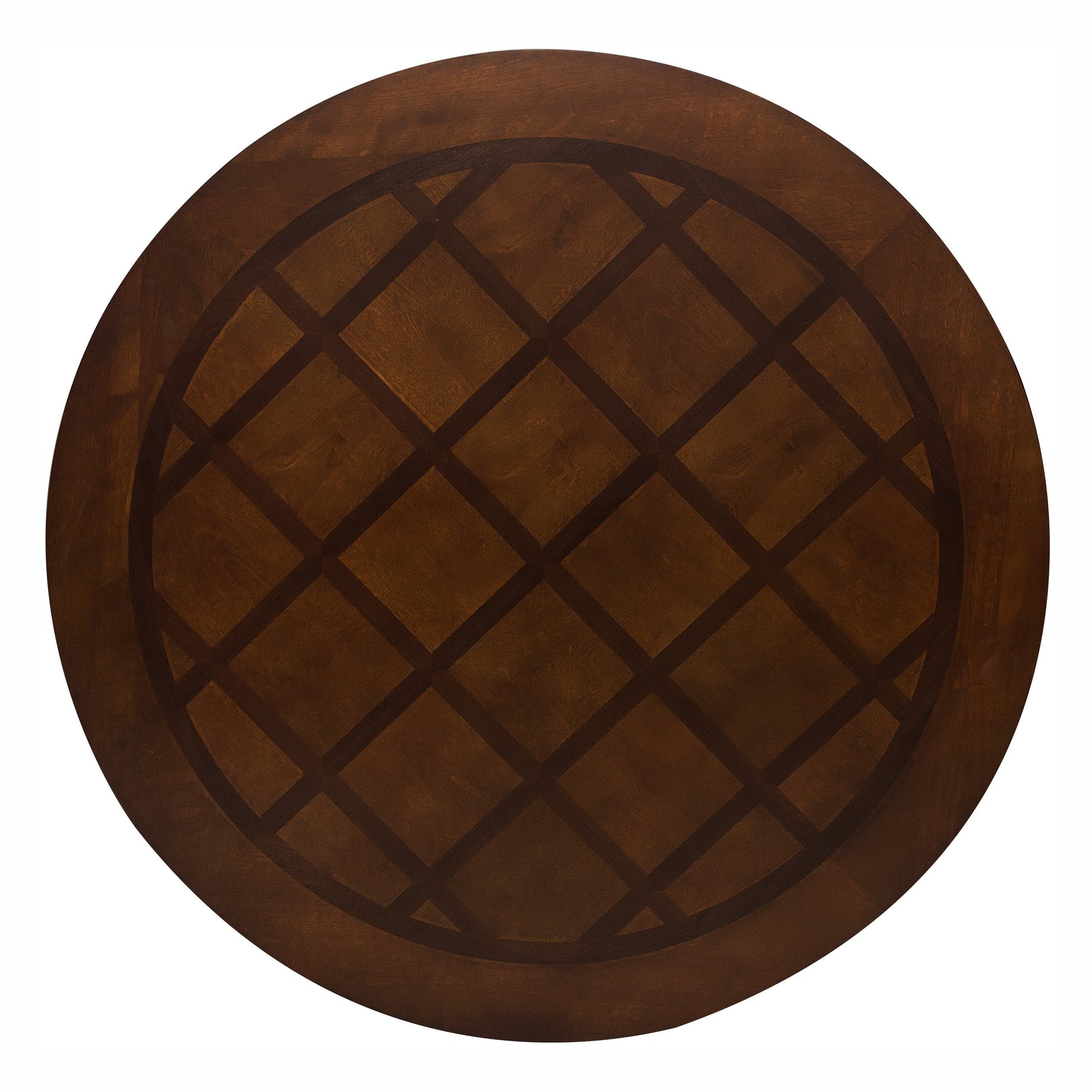 Lordsburg Brown Chery Round Dining Table - SET | 5473-54 | 5473-54B - Luna Furniture - Dallas Store