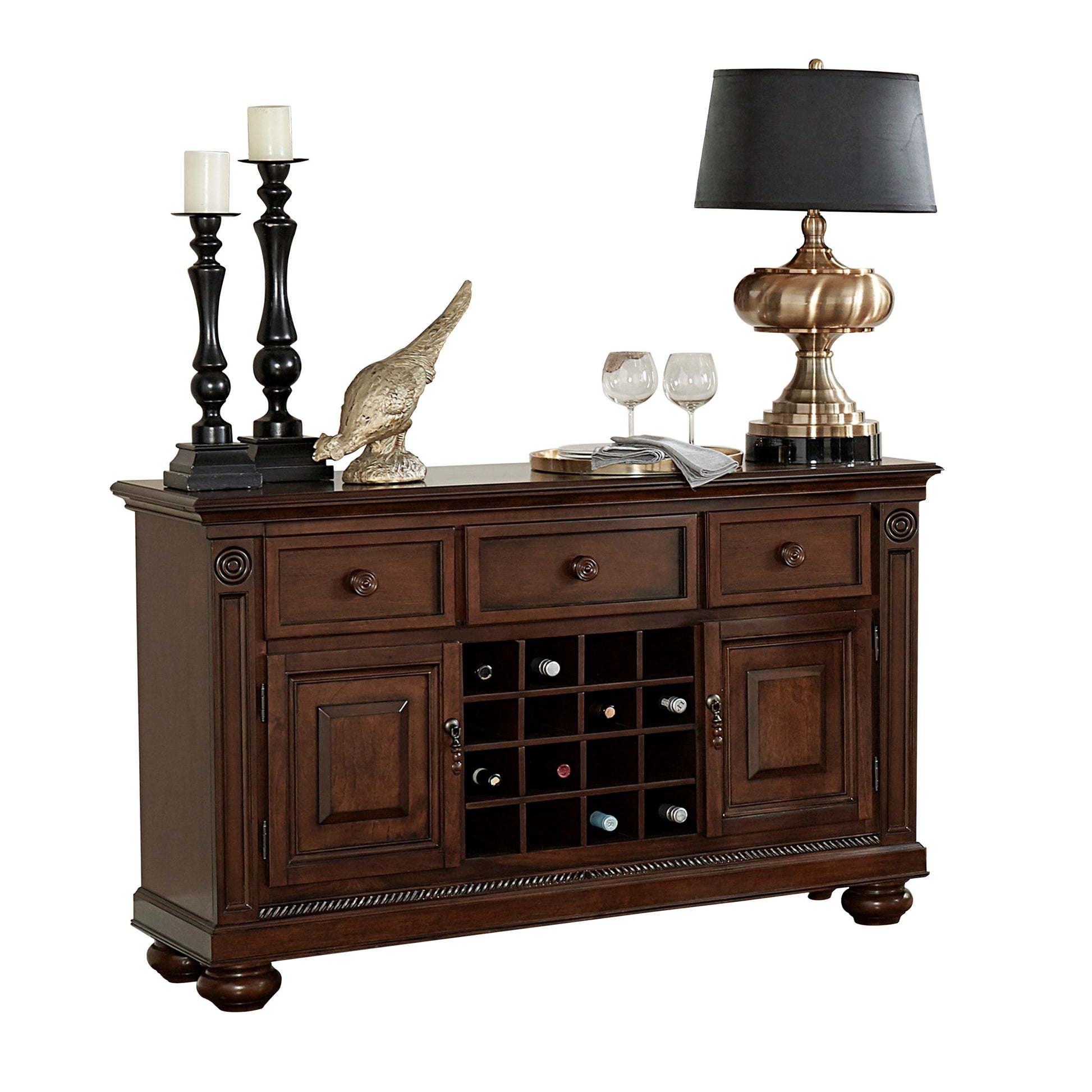Lordsburg Brown Chery Server - 5473-40 - Luna Furniture - Dallas Store
