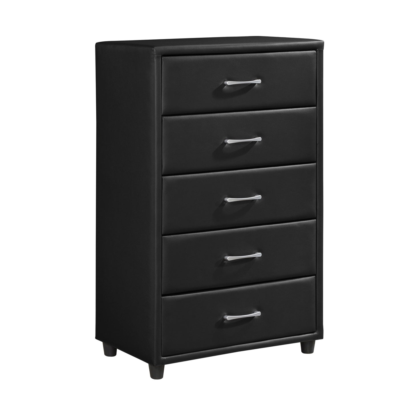 Lorenzi Black Chest - 2220-9 - Luna Furniture - Dallas Store