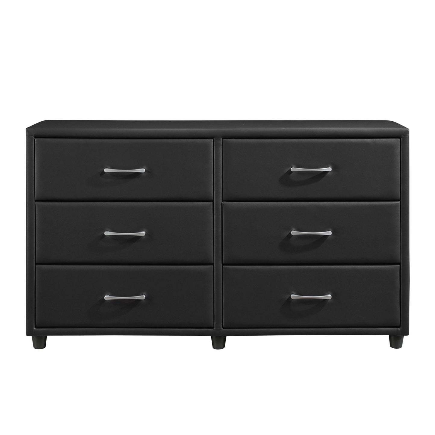 Lorenzi Black Upholstered Platform Youth Bedroom Set - SET | 2220-5 | 2220-6 | 2220-4 | 2220-9 | 2220F-1 | 2220F-3 - Luna Furniture - Dallas Store