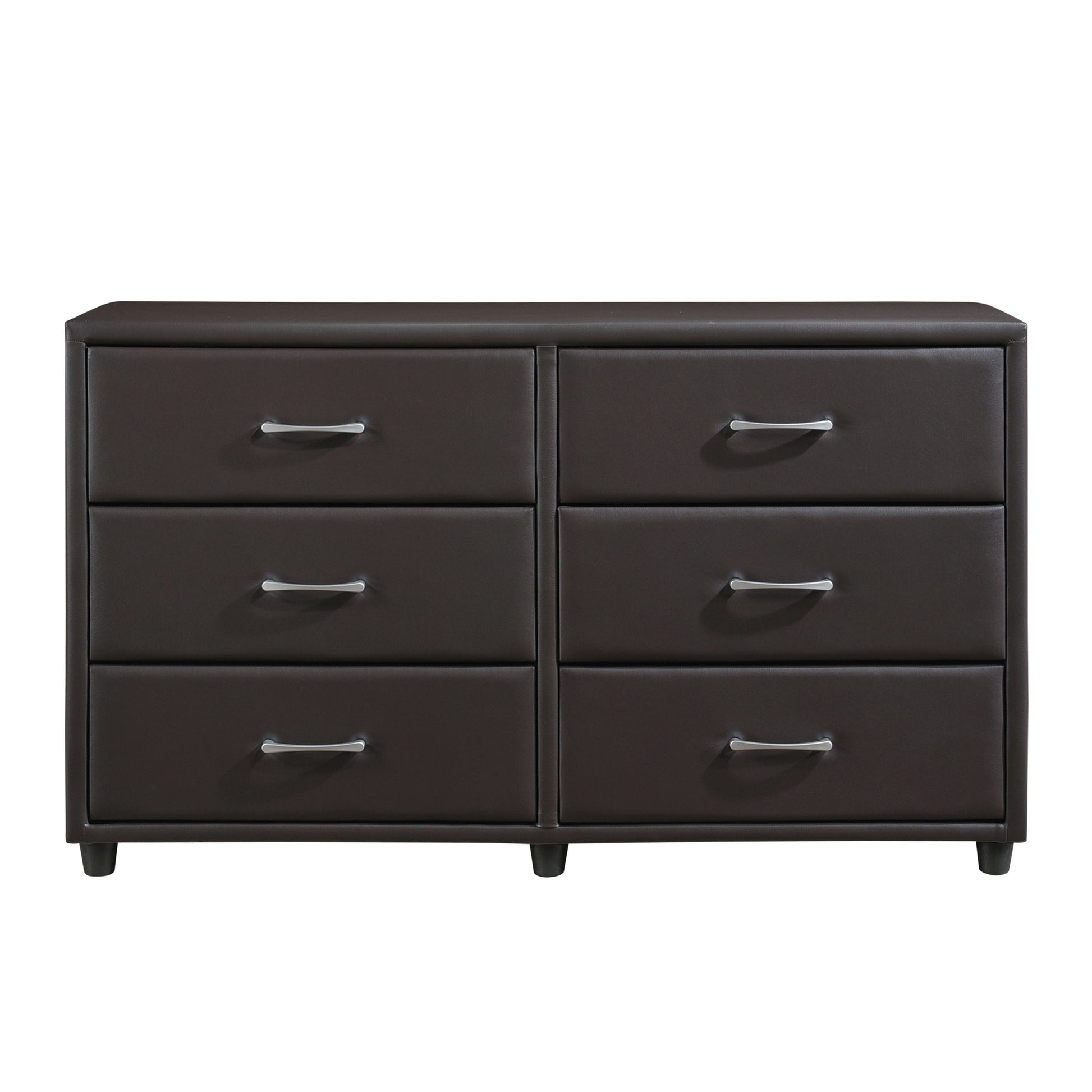 Lorenzi Dark Brown Dresser - 2220DBR-5 - Luna Furniture - Dallas Store