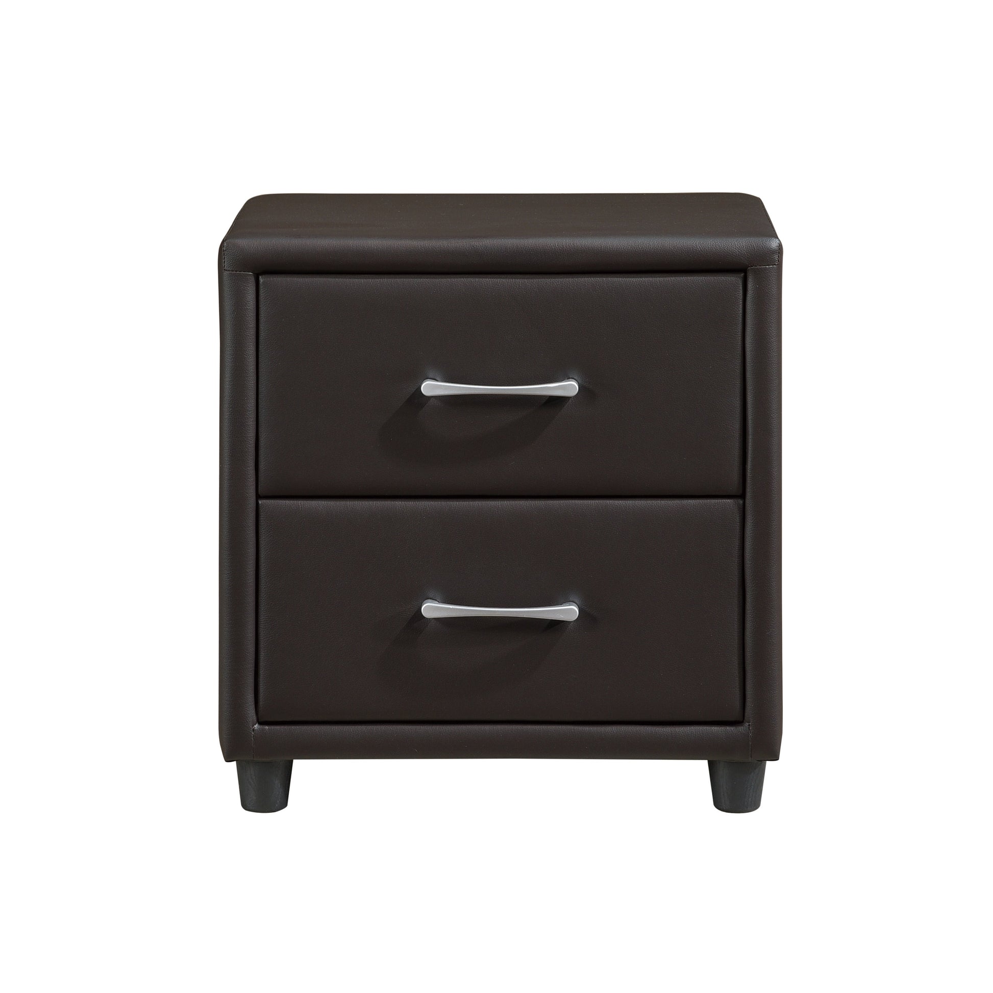 Lorenzi Dark Brown Nightstand - 2220DBR-4 - Luna Furniture - Dallas Store