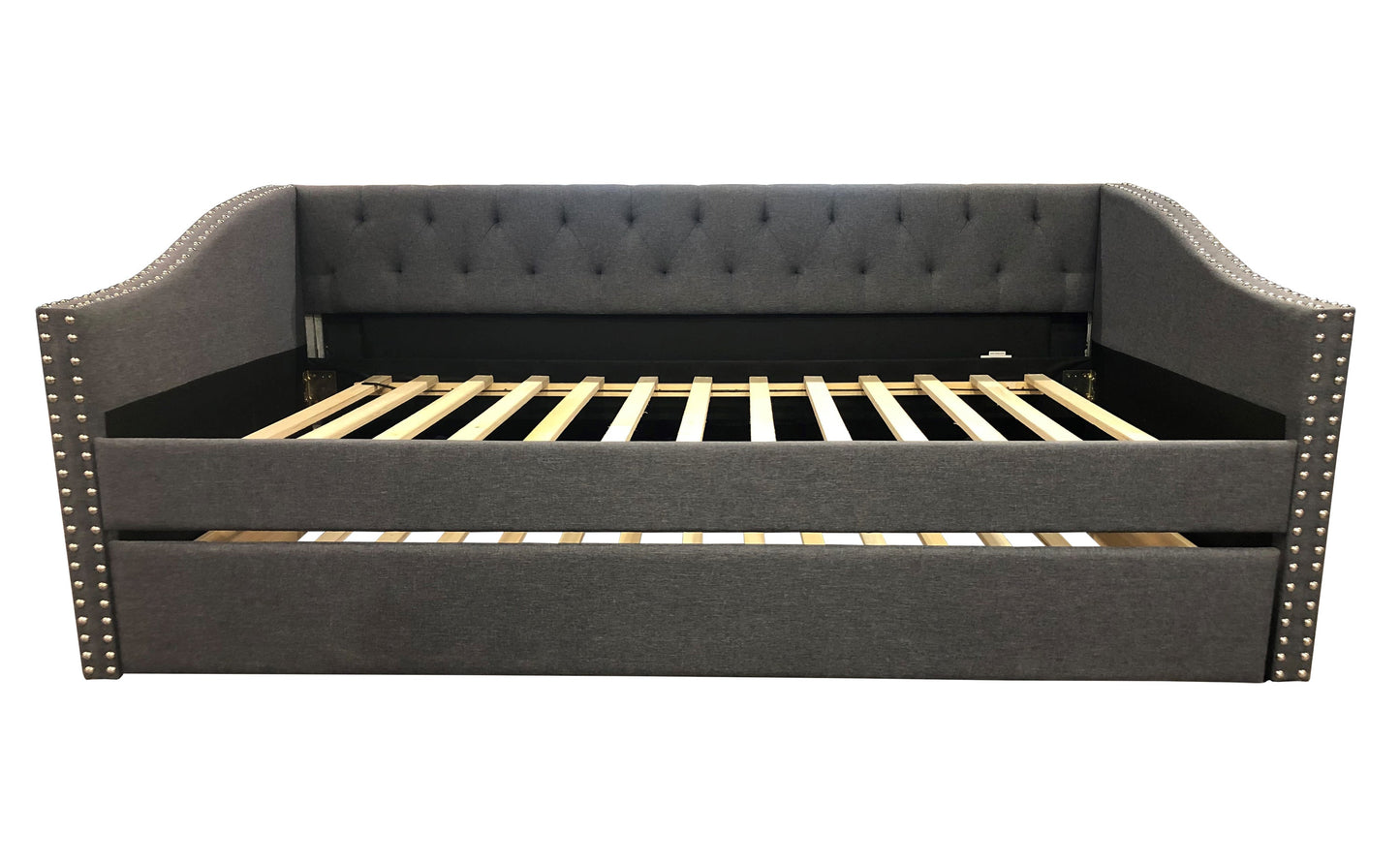 Loretta Gray Twin Daybed - SET | 5325-ARM | 5325-FRAME - Luna Furniture - Dallas Store