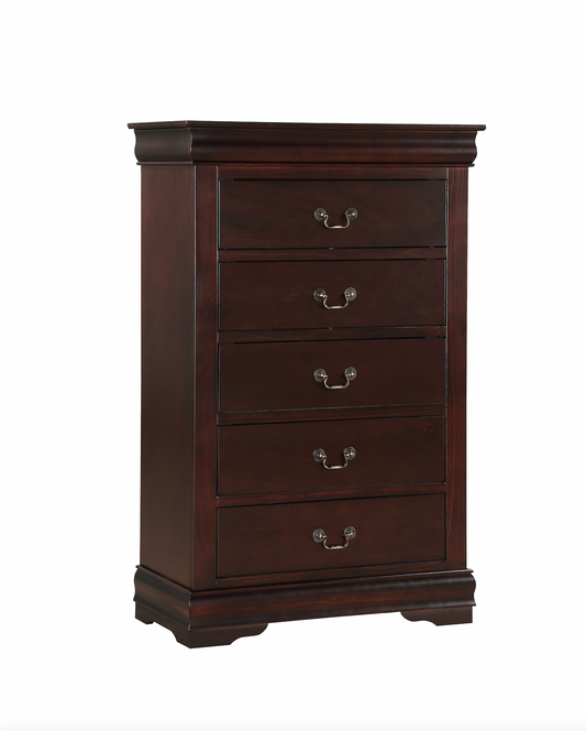 Louis Philip Cherry Chest - B3850-4 - Luna Furniture - Dallas Store