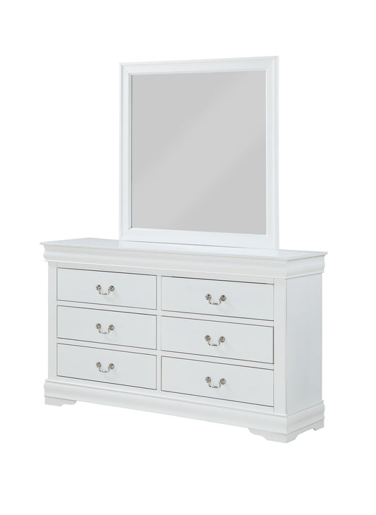 Louis Philip White Dresser - B3650-1 - Luna Furniture - Dallas Store