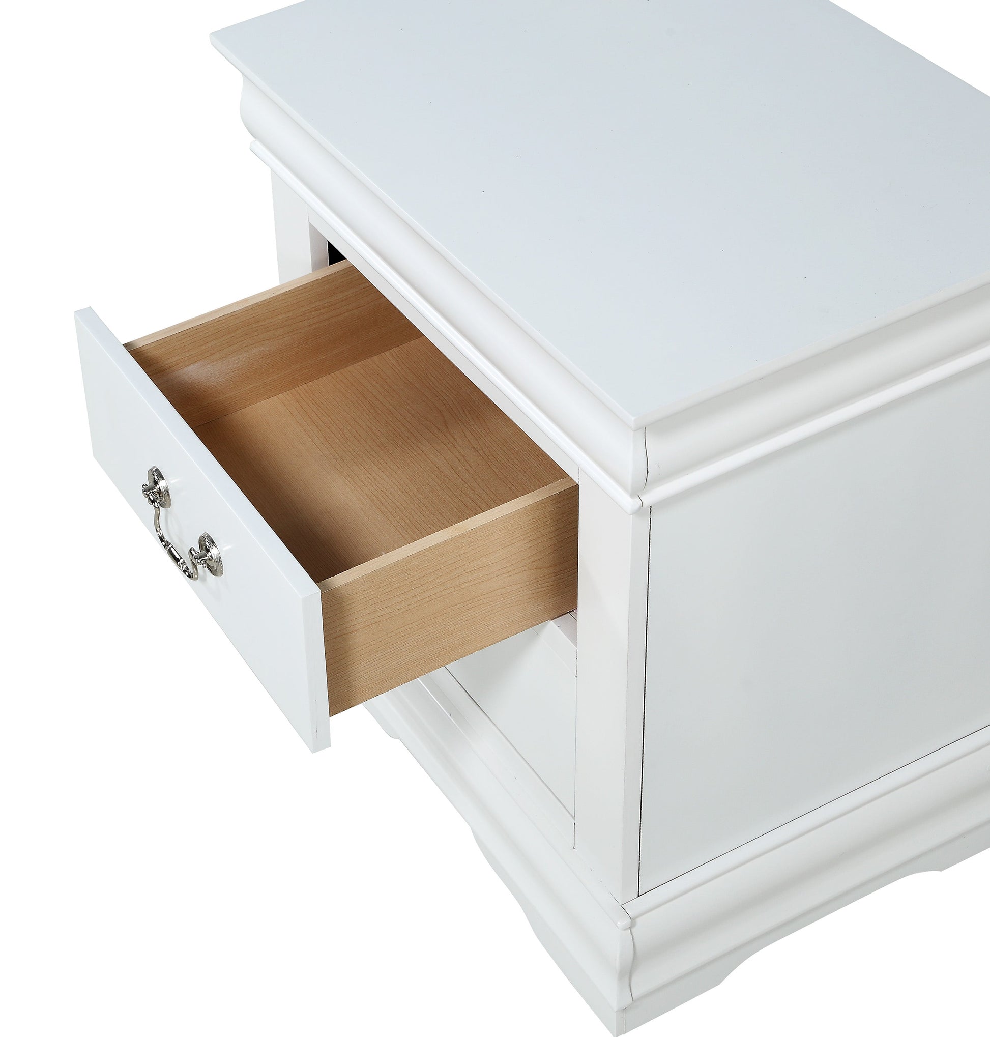 Louis Philip White Nightstand - B3650-2 - Luna Furniture - Dallas Store