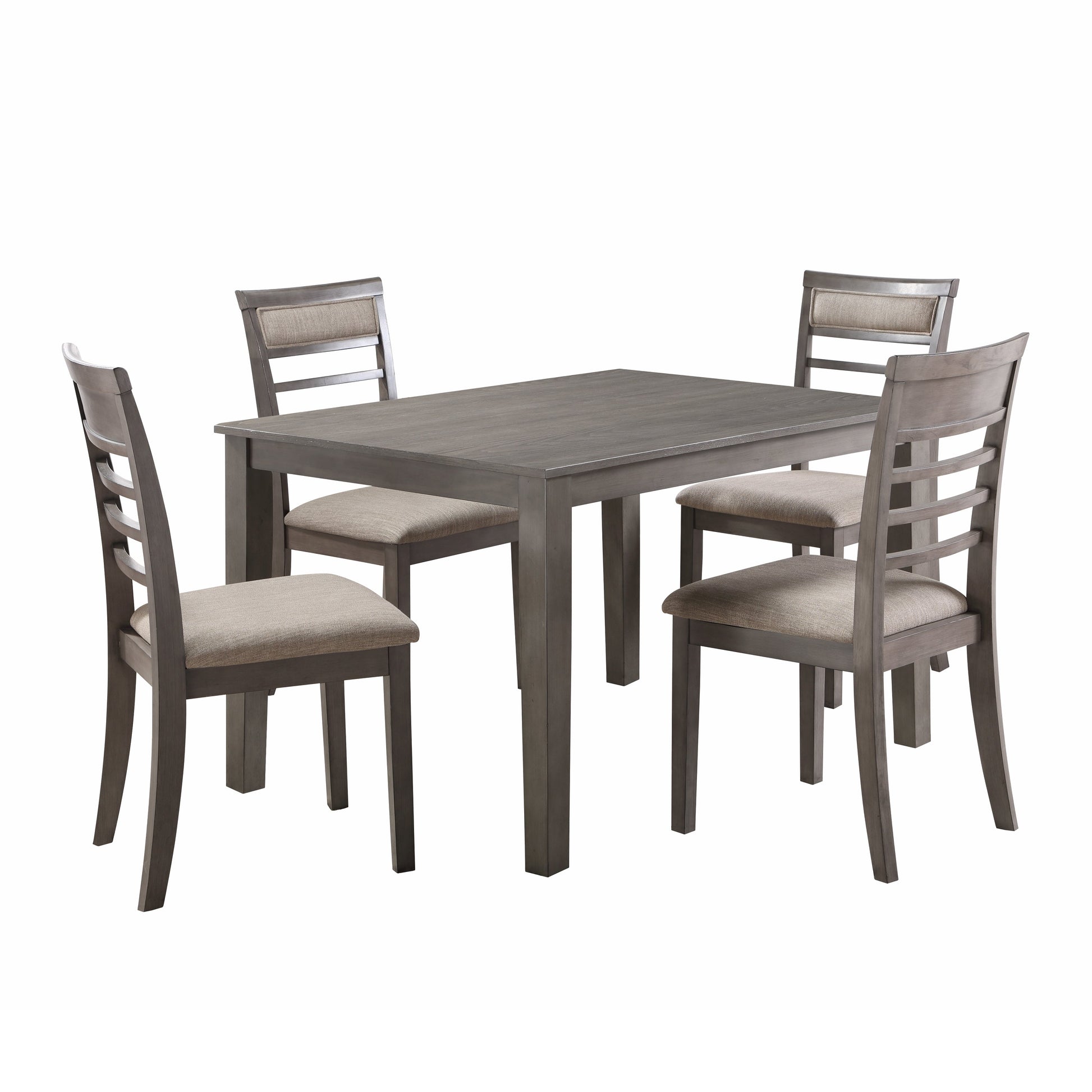 Lovell Gray 5-Piece Dining Set - 5806-5P - Luna Furniture - Dallas Store