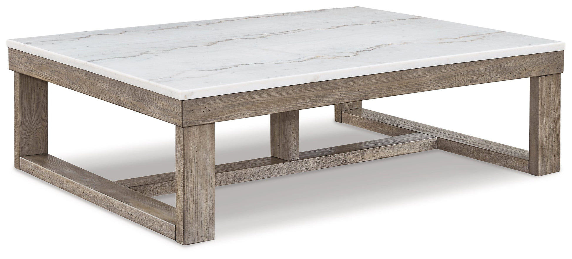 Loyaska Brown/Ivory Coffee Table - T789-1 - Luna Furniture - Dallas Store