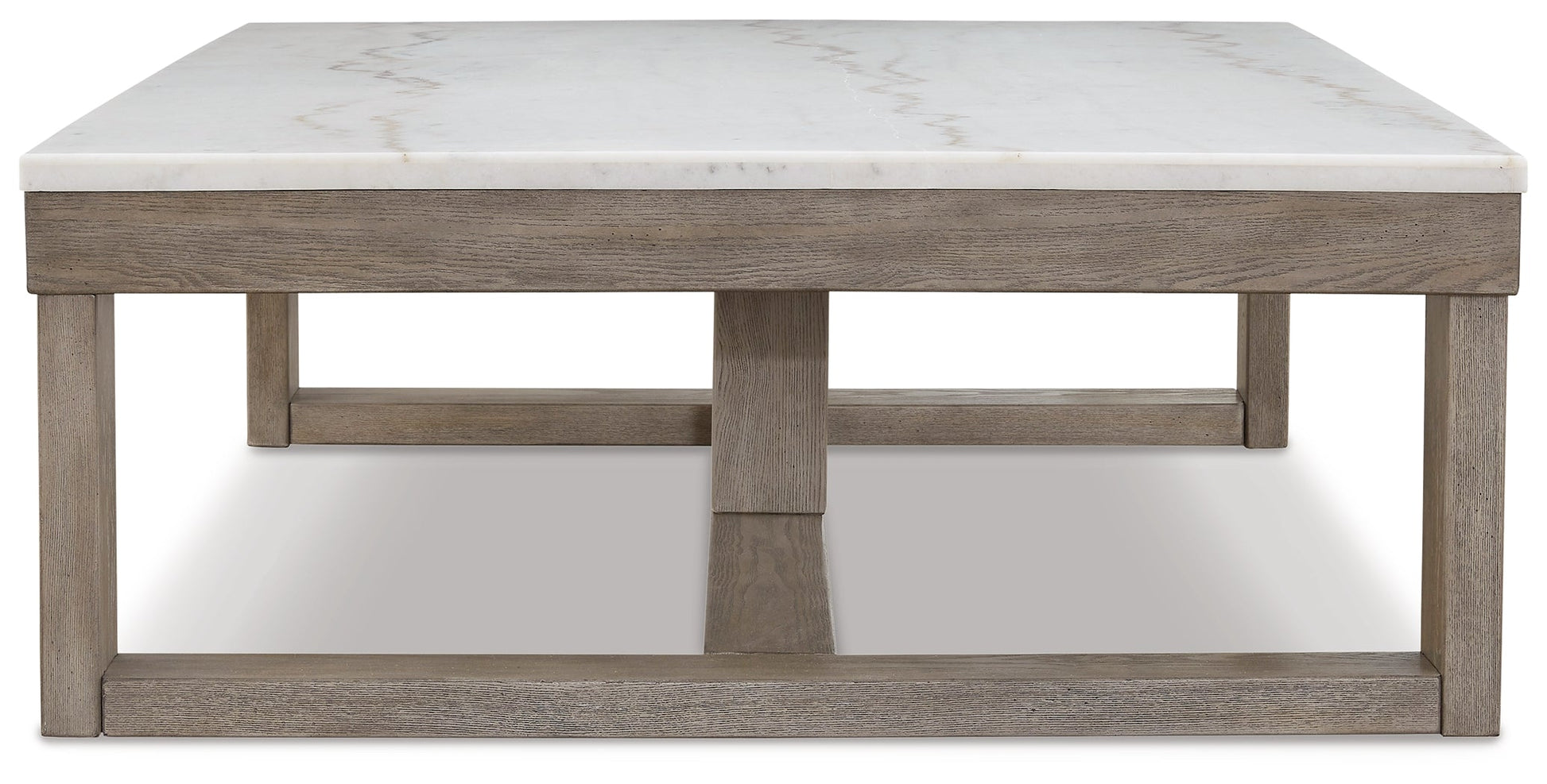 Loyaska Brown/Ivory Coffee Table - T789-1 - Luna Furniture - Dallas Store