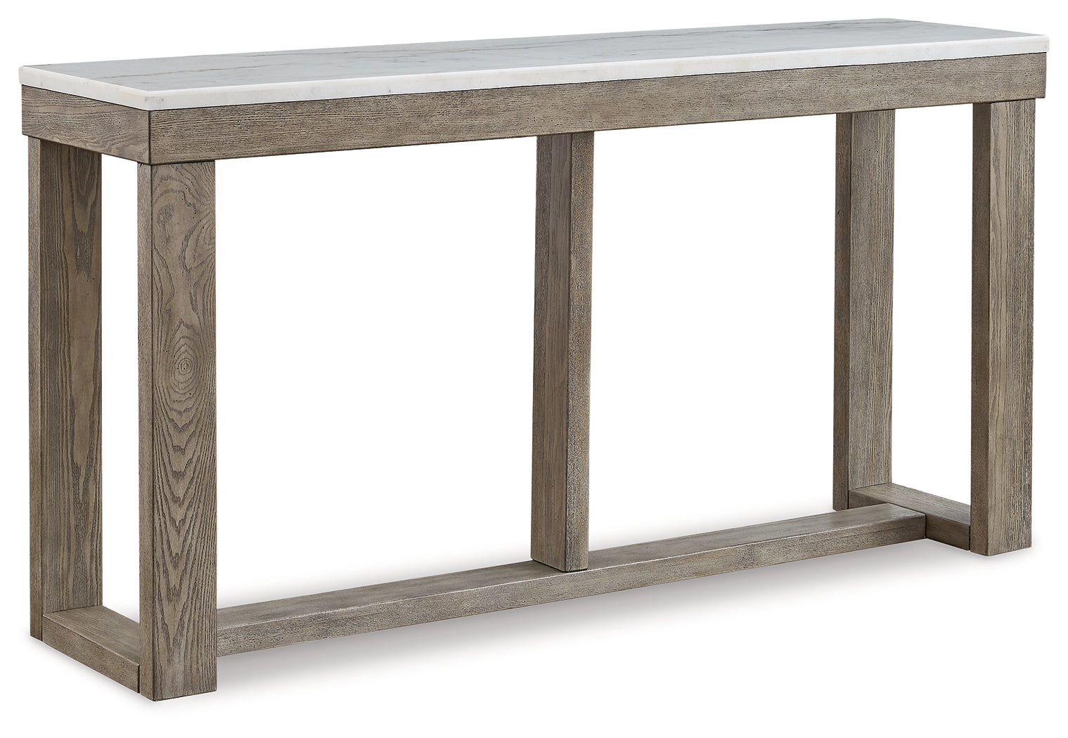 Loyaska Brown/Ivory Sofa Table - T789-4 - Luna Furniture - Dallas Store