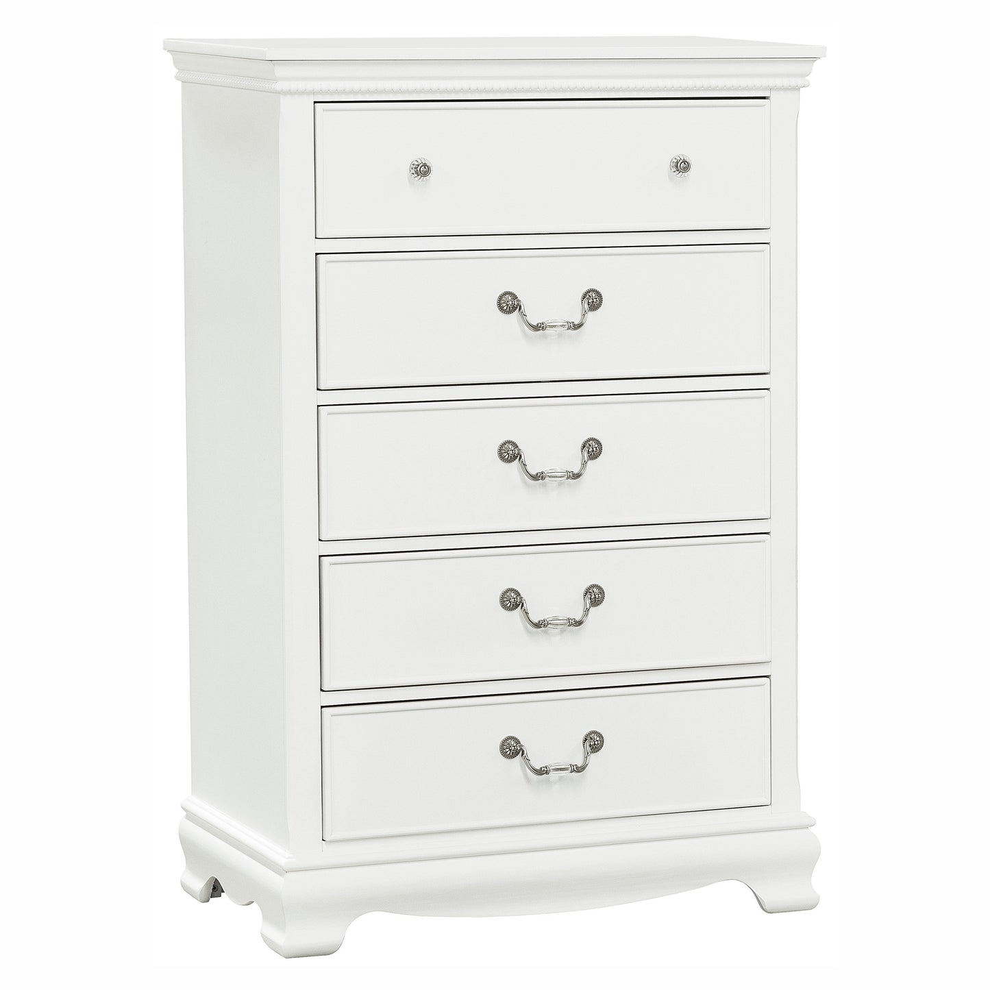Lucida White Chest - 2039W-9 - Luna Furniture - Dallas Store