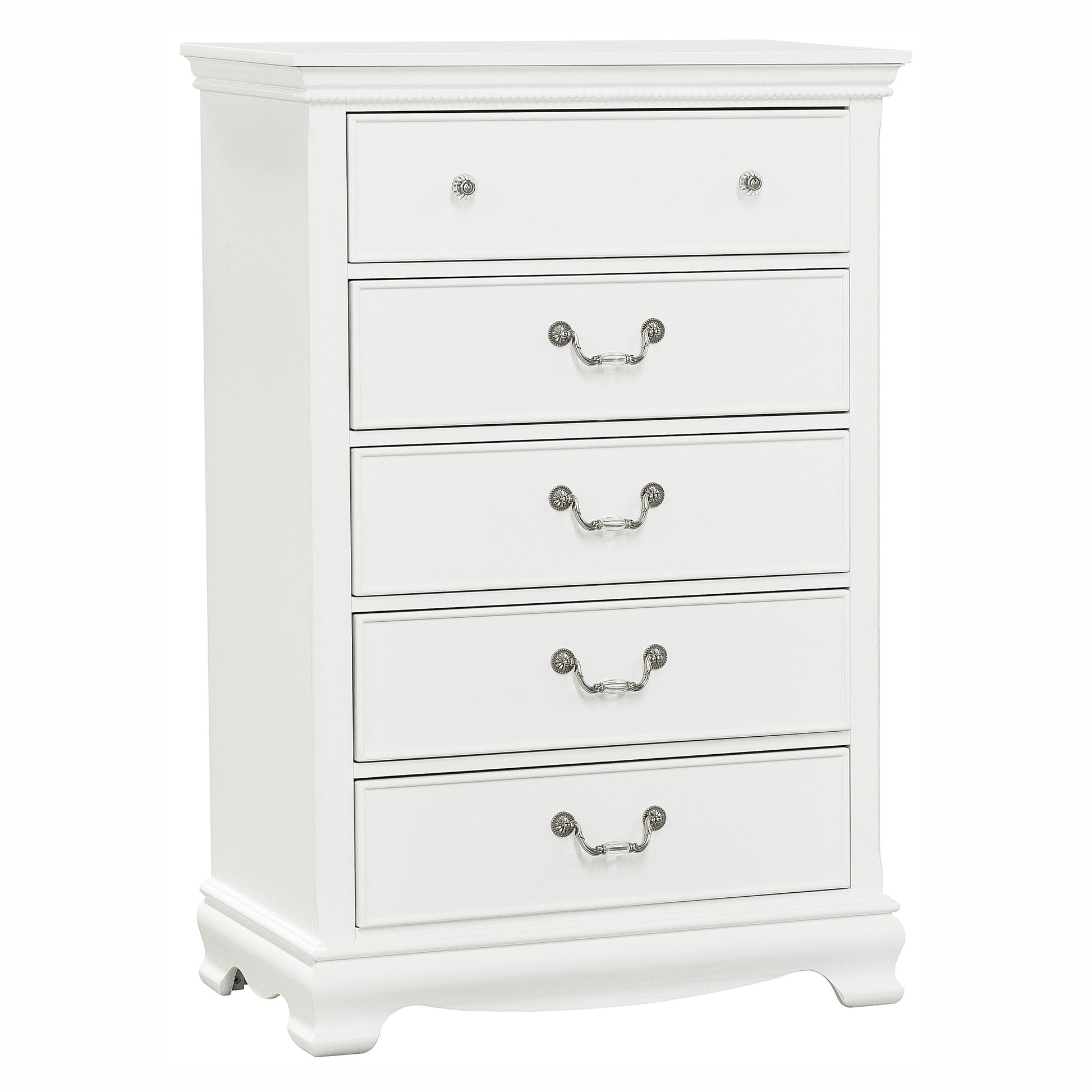 Lucida White Chest - 2039W-9 - Luna Furniture - Dallas Store