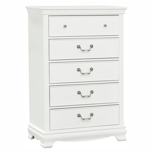 Lucida White Chest - 2039W-9 - Luna Furniture - Dallas Store