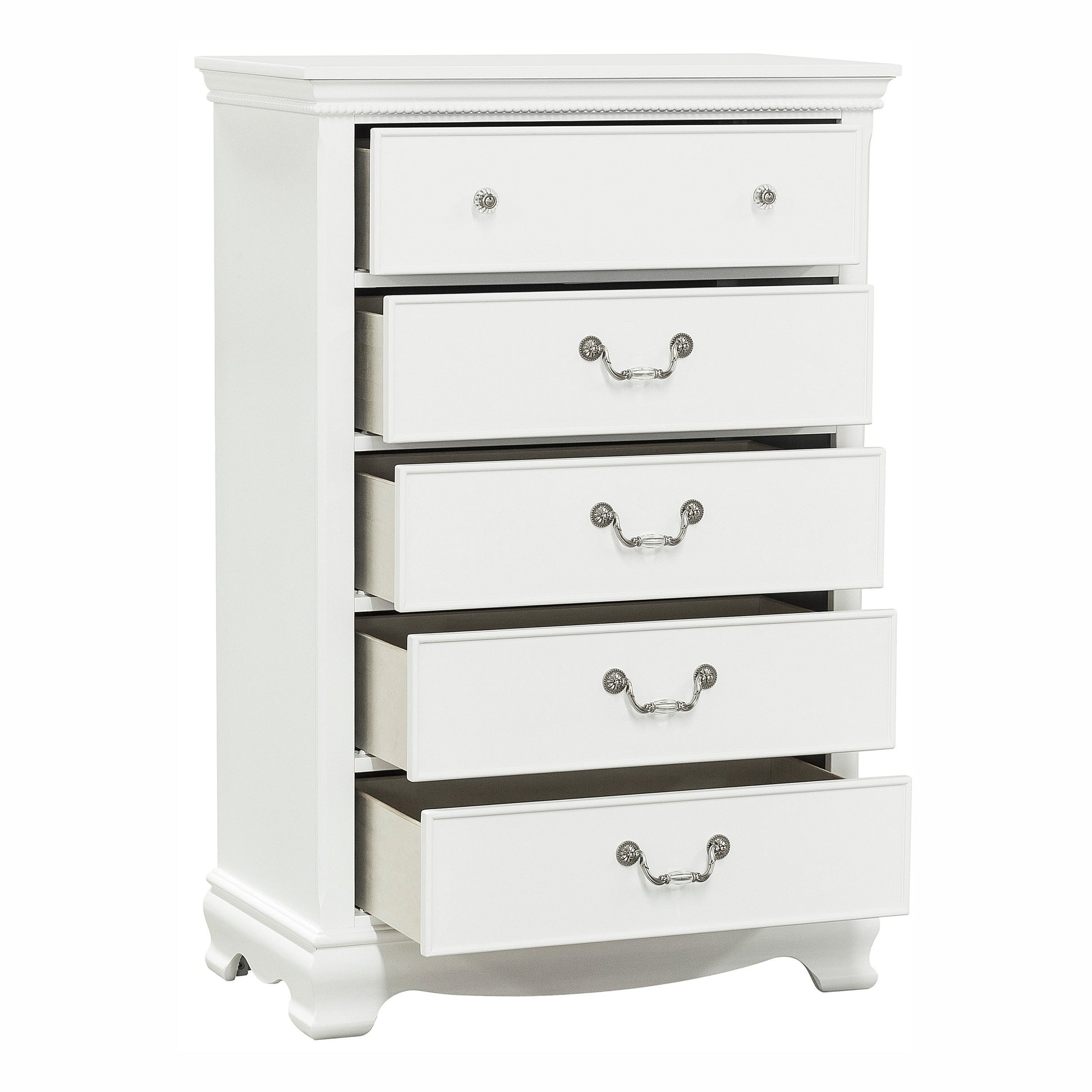 Lucida White Chest - 2039W-9 - Luna Furniture - Dallas Store