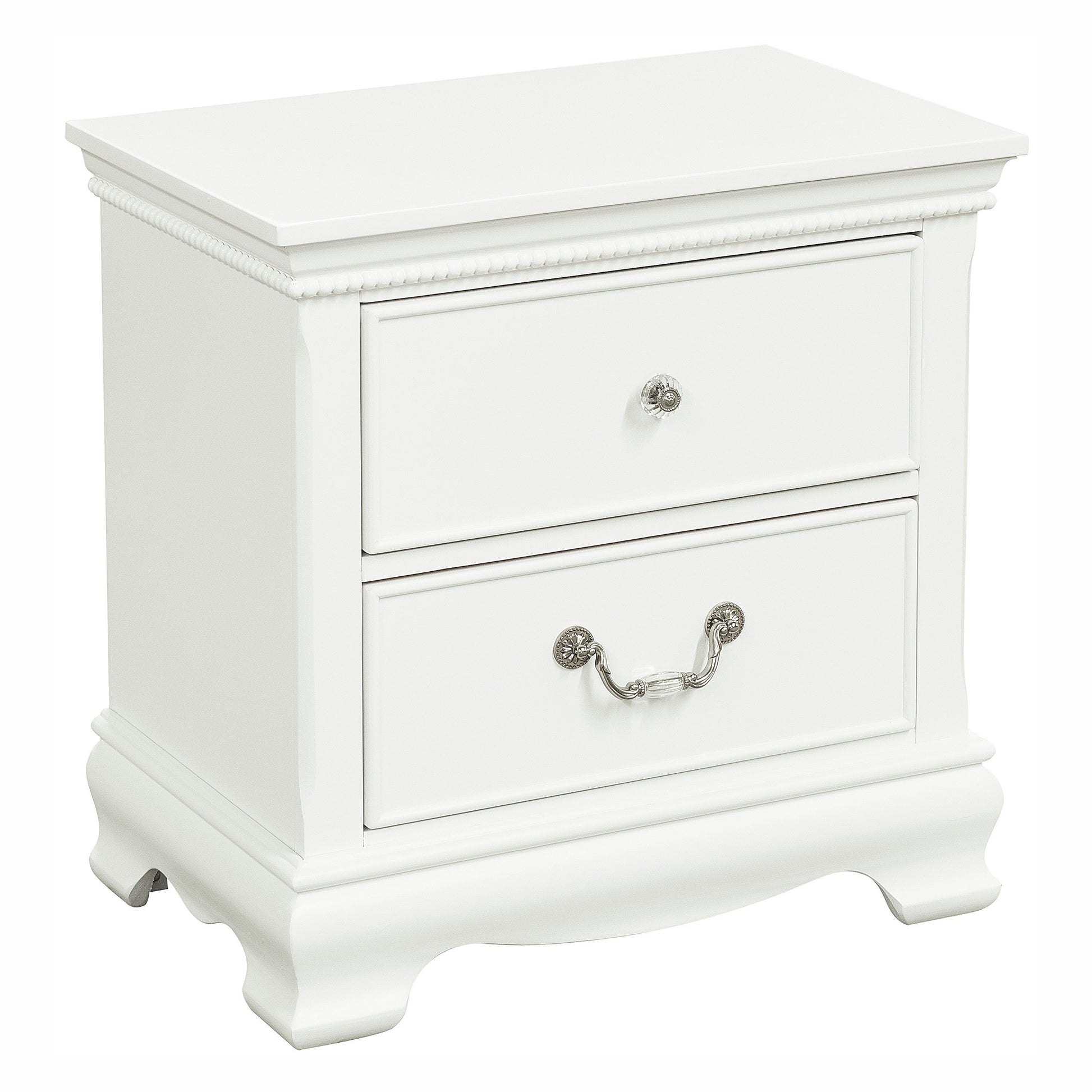 Lucida White Nightstand - 2039W-4 - Luna Furniture - Dallas Store