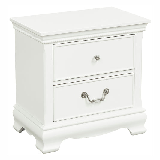 Lucida White Nightstand - 2039W-4 - Luna Furniture - Dallas Store