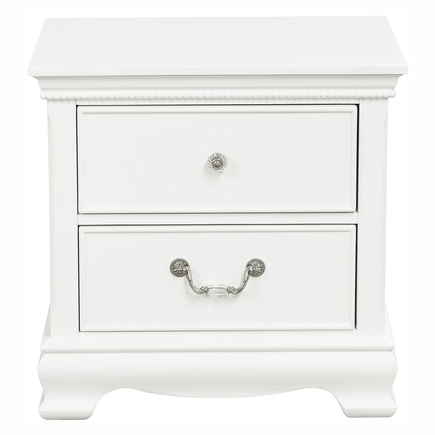 Lucida White Nightstand - 2039W-4 - Luna Furniture - Dallas Store