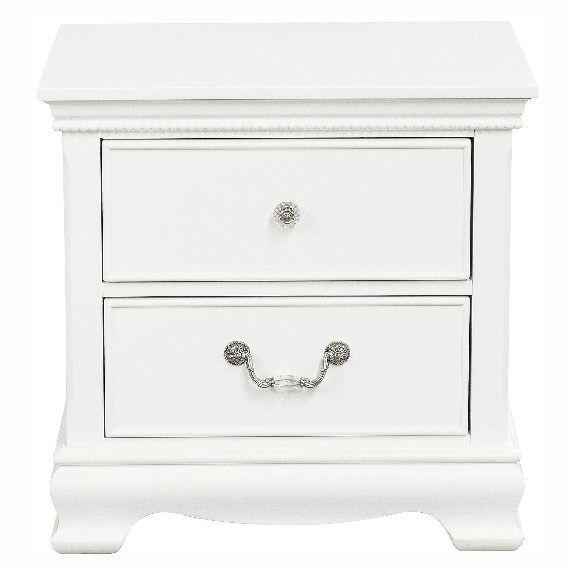 Lucida White Nightstand - 2039W-4 - Luna Furniture - Dallas Store