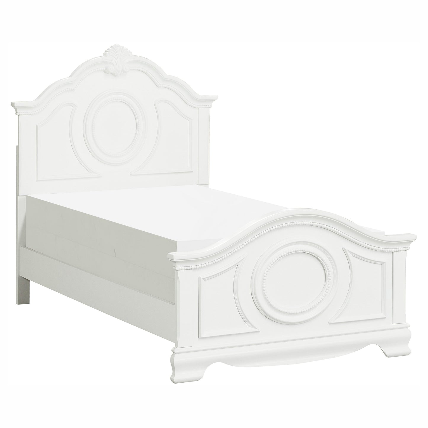 Lucida White Panel Youth Bedroom Set - SET | 2039W-5 | 2039W-6 | 2039W-4 | 2039W-9 | 2039TW-1 | 2039TW-2 | 2039TW-3 - Luna Furniture - Dallas Store