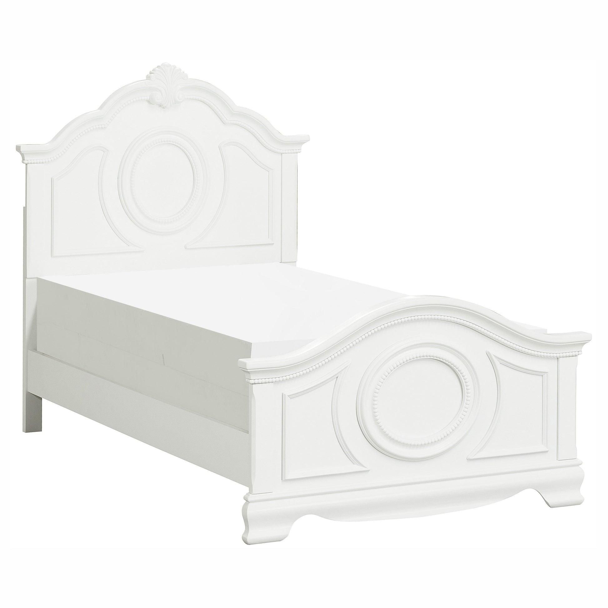 Lucida White Panel Youth Bedroom Set - SET | 2039W-5 | 2039W-6 | 2039W-4 | 2039W-9 | 2039TW-1 | 2039TW-2 | 2039TW-3 - Luna Furniture - Dallas Store