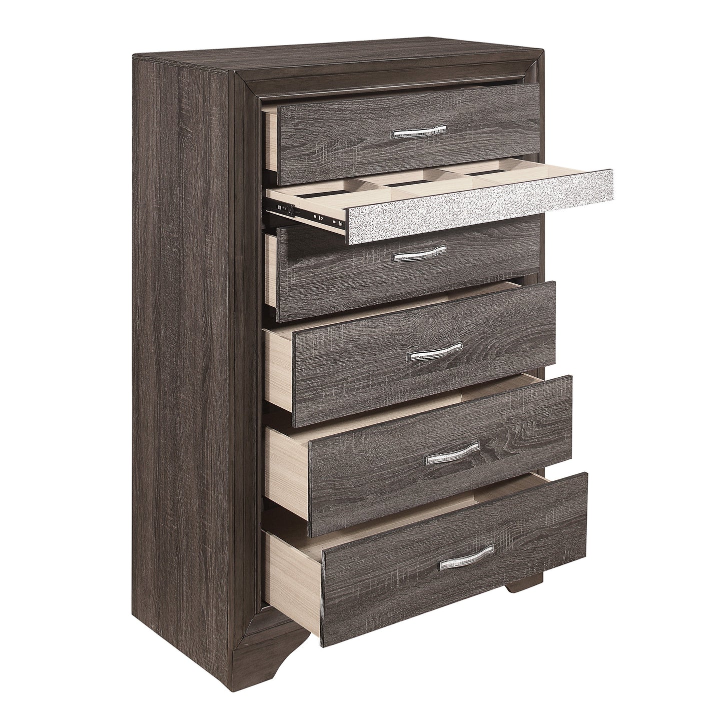 Luster Gray Chest - 1505-9 - Luna Furniture - Dallas Store