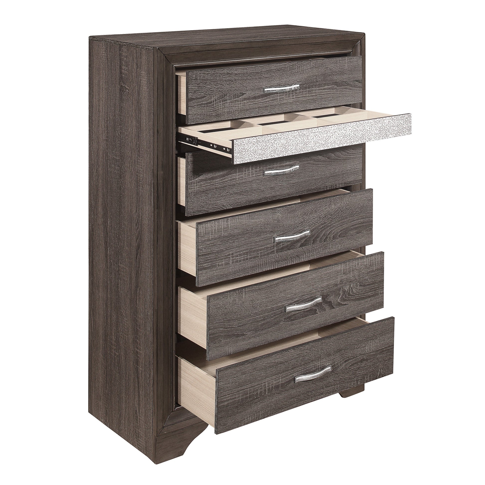 Luster Gray Chest - 1505-9 - Luna Furniture - Dallas Store