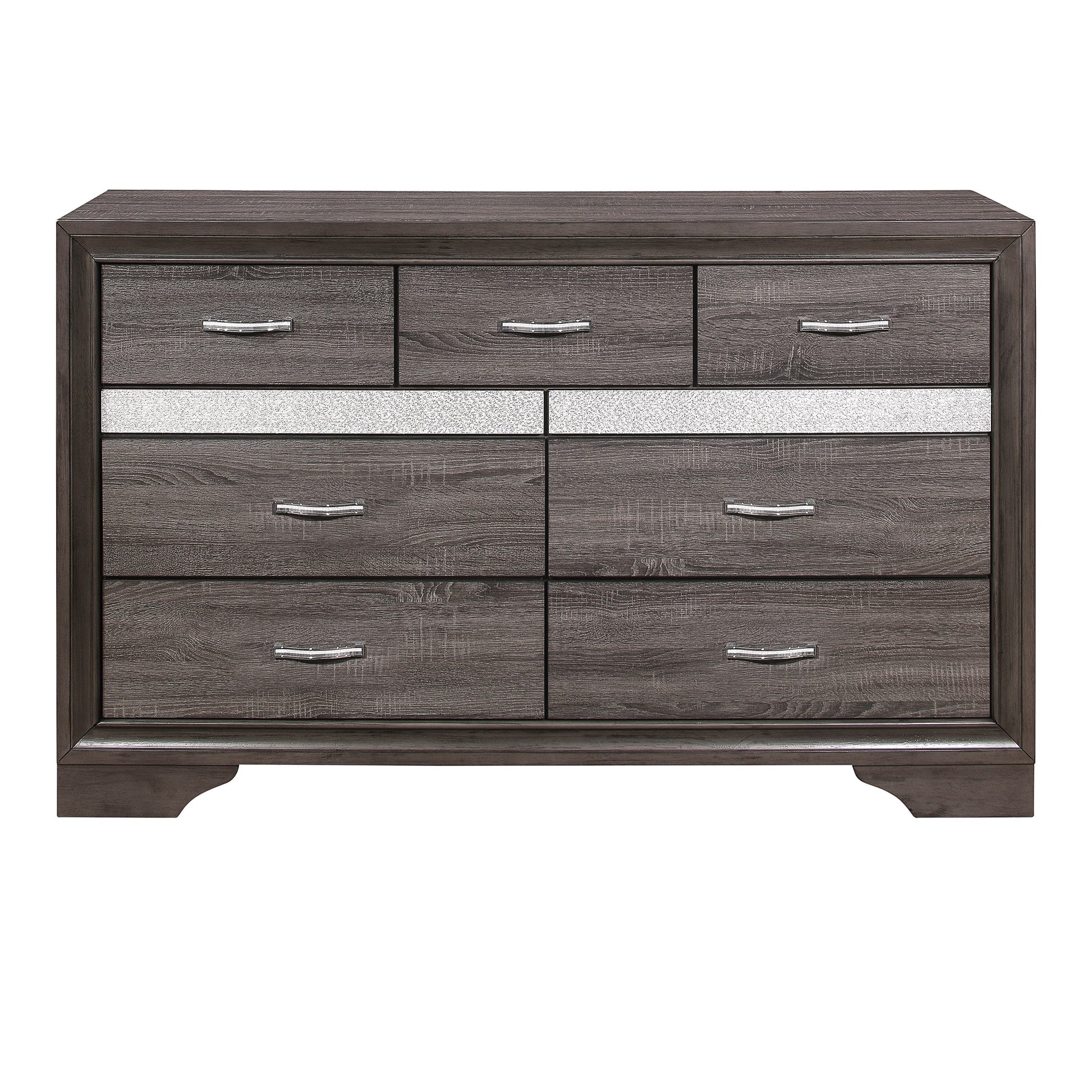 Luster Gray Upholstered Storage Platform Bedroom Set - SET | 1505K-1 | 1505K-3EK | 1505-DW | 1505-5 | 1505-6 | 1505-4 | 1505-9 - Luna Furniture - Dallas Store