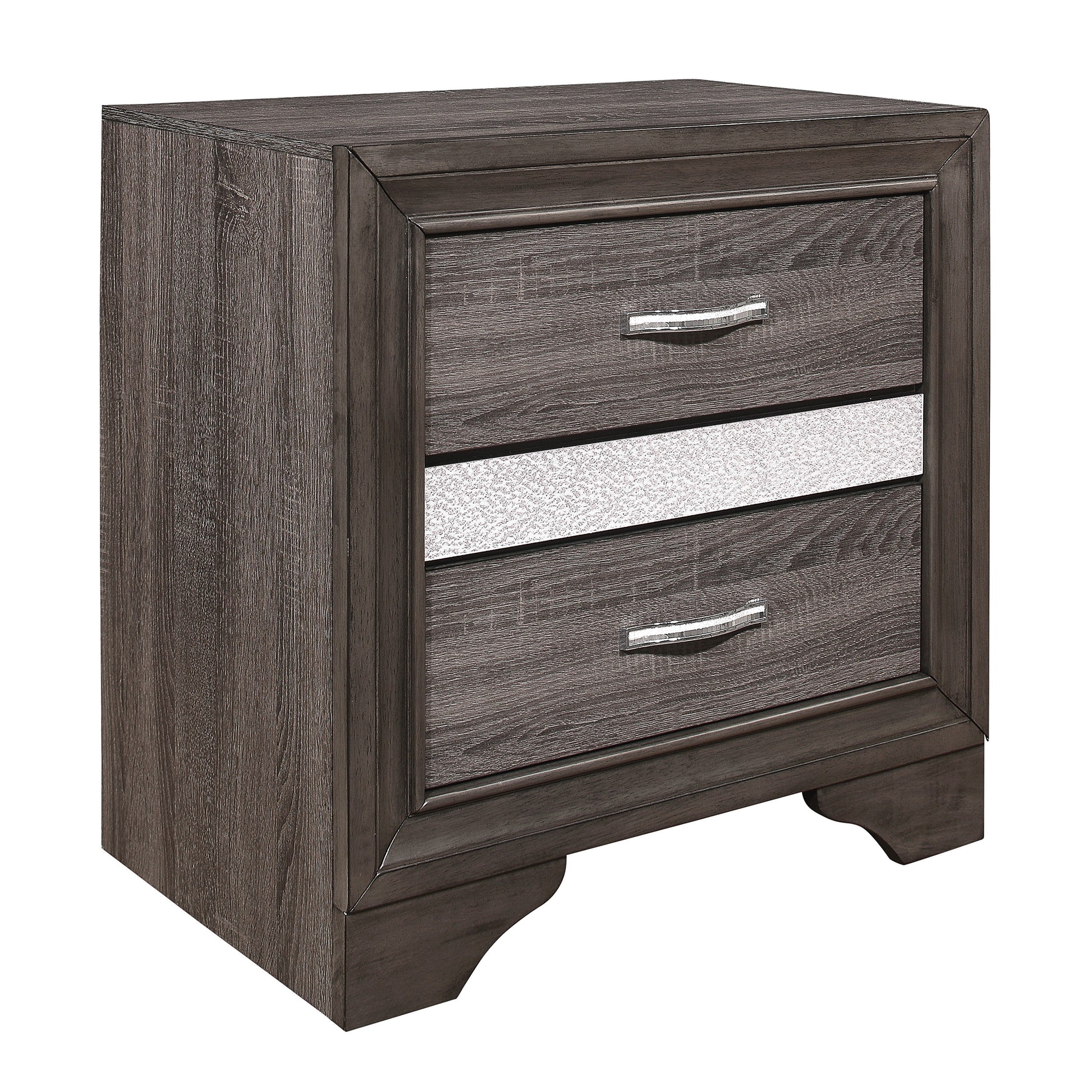 Luster Gray Upholstered Storage Platform Bedroom Set - SET | 1505K-1 | 1505K-3EK | 1505-DW | 1505-5 | 1505-6 | 1505-4 | 1505-9 - Luna Furniture - Dallas Store