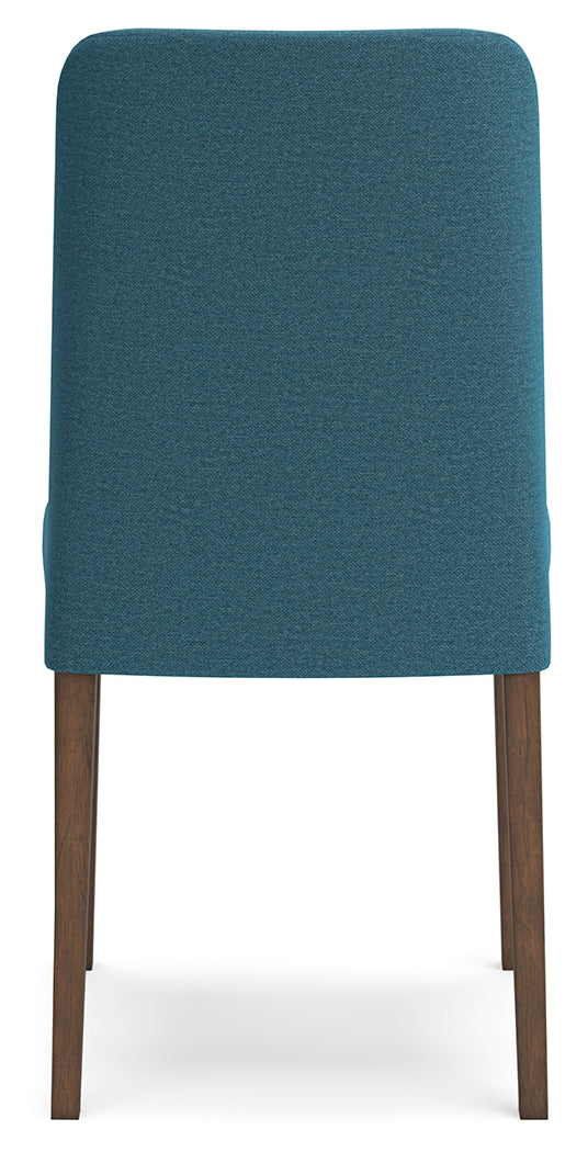Lyncott Blue/Brown Dining Chair, Set of 2 - D615-03 - Luna Furniture - Dallas Store