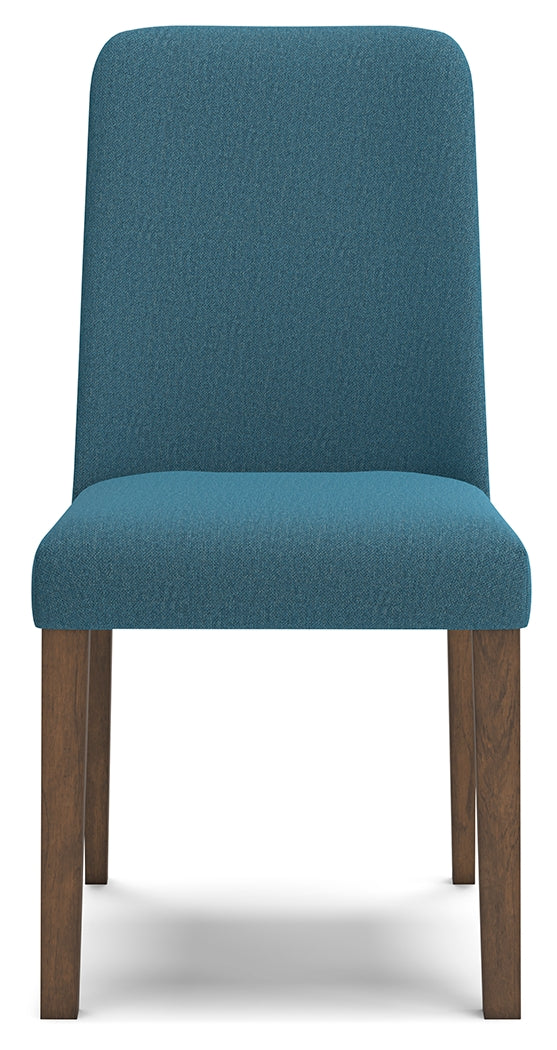 Lyncott Blue/Brown Dining Chair, Set of 2 - D615-03 - Luna Furniture - Dallas Store
