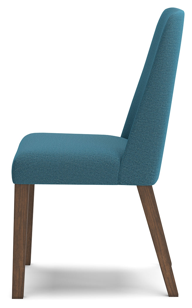 Lyncott Blue/Brown Dining Chair, Set of 2 - D615-03 - Luna Furniture - Dallas Store