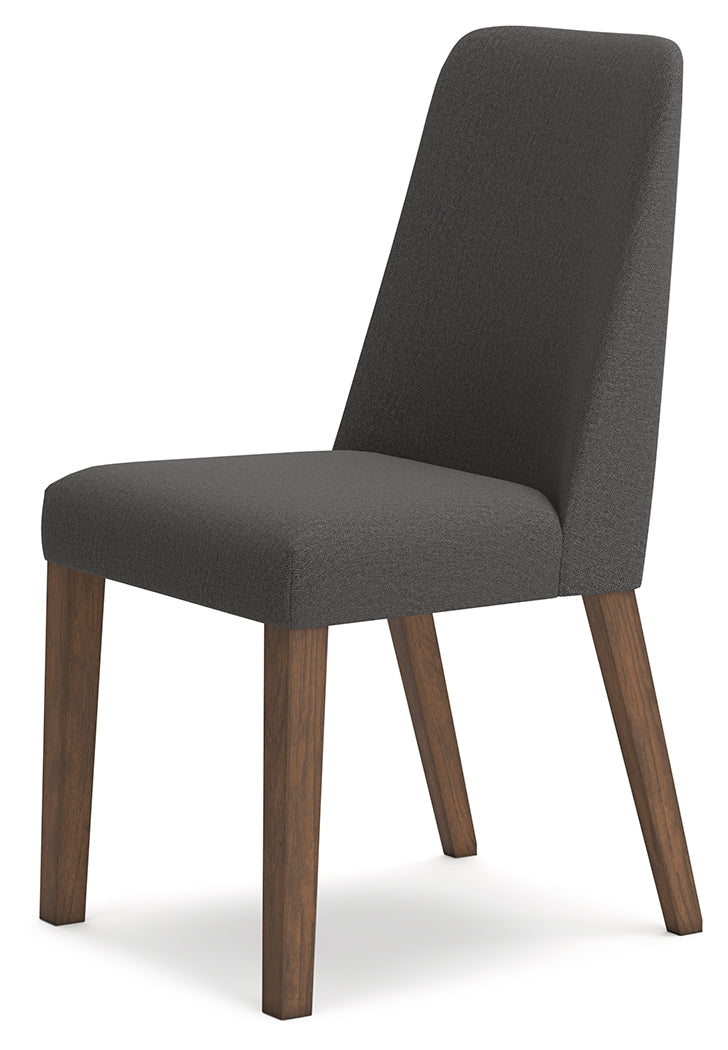 Lyncott Charcoal/Brown Dining Chair, Set of 2 - D615-02 - Luna Furniture - Dallas Store