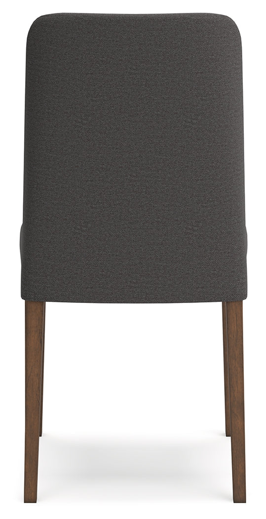 Lyncott Charcoal/Brown Dining Chair, Set of 2 - D615-02 - Luna Furniture - Dallas Store