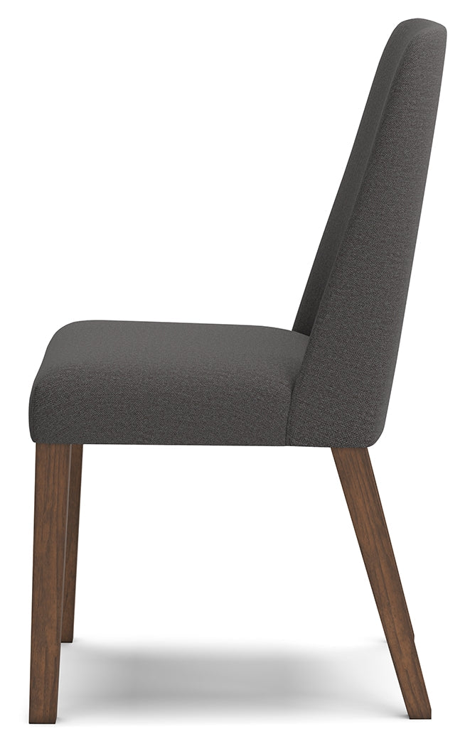 Lyncott Charcoal/Brown Dining Chair, Set of 2 - D615-02 - Luna Furniture - Dallas Store