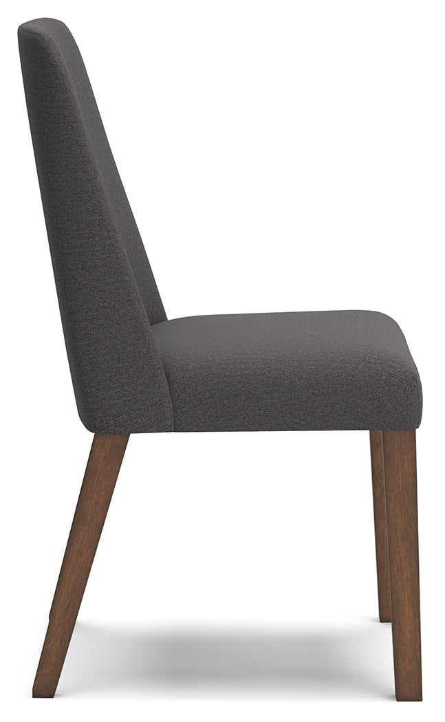 Lyncott Charcoal/Brown Dining Chair, Set of 2 - D615-02 - Luna Furniture - Dallas Store