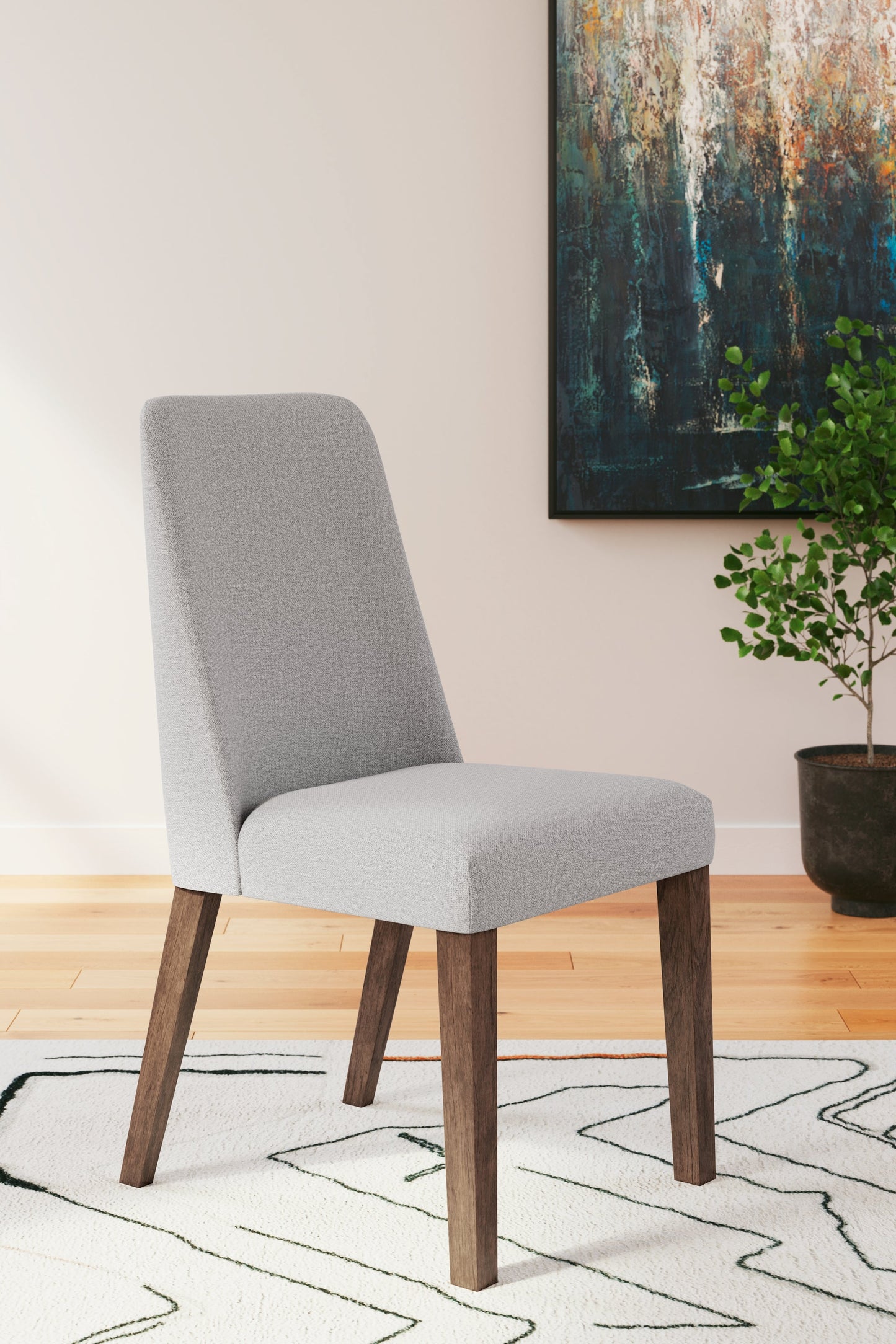Lyncott Gray/Brown Dining Chair, Set of 2 - D615-01 - Luna Furniture - Dallas Store