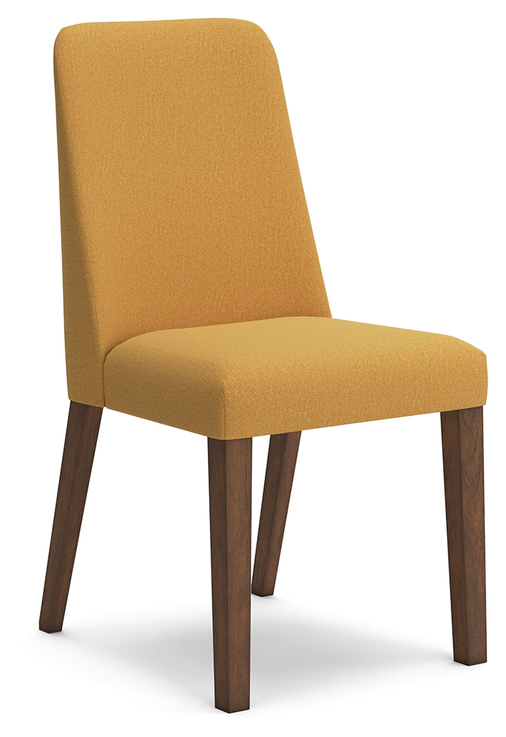 Lyncott Mustard/Brown Dining Chair, Set of 2 - D615-04 - Luna Furniture - Dallas Store