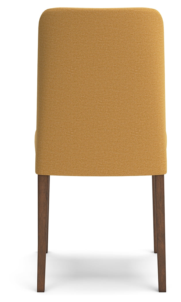 Lyncott Mustard/Brown Dining Chair, Set of 2 - D615-04 - Luna Furniture - Dallas Store