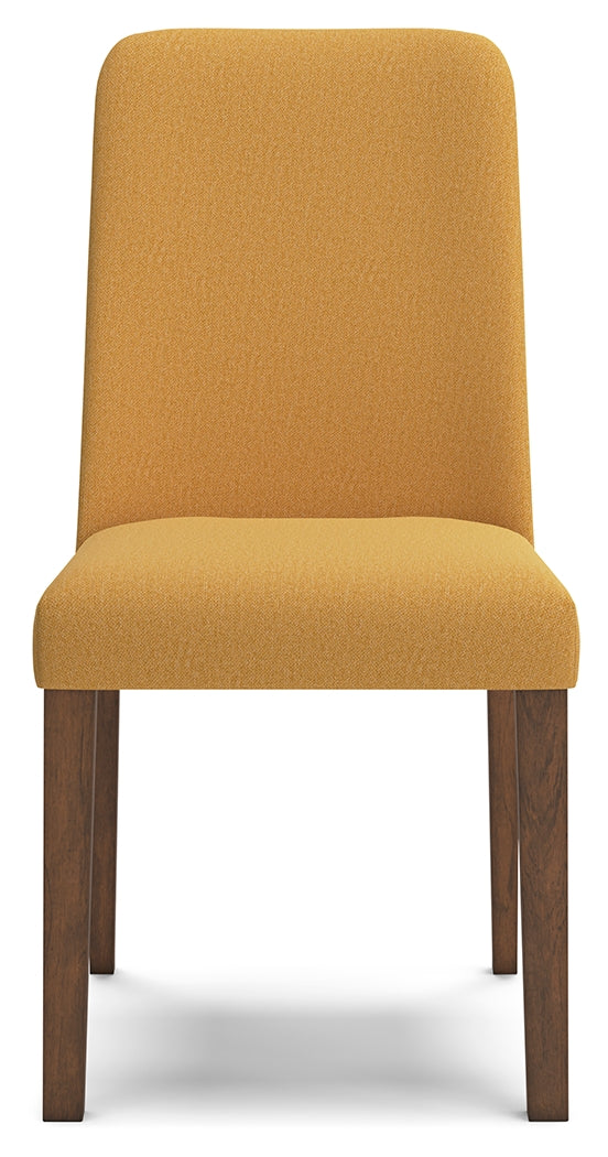 Lyncott Mustard/Brown Dining Chair, Set of 2 - D615-04 - Luna Furniture - Dallas Store