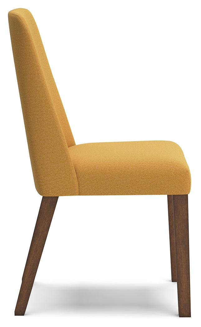 Lyncott Mustard/Brown Dining Chair, Set of 2 - D615-04 - Luna Furniture - Dallas Store