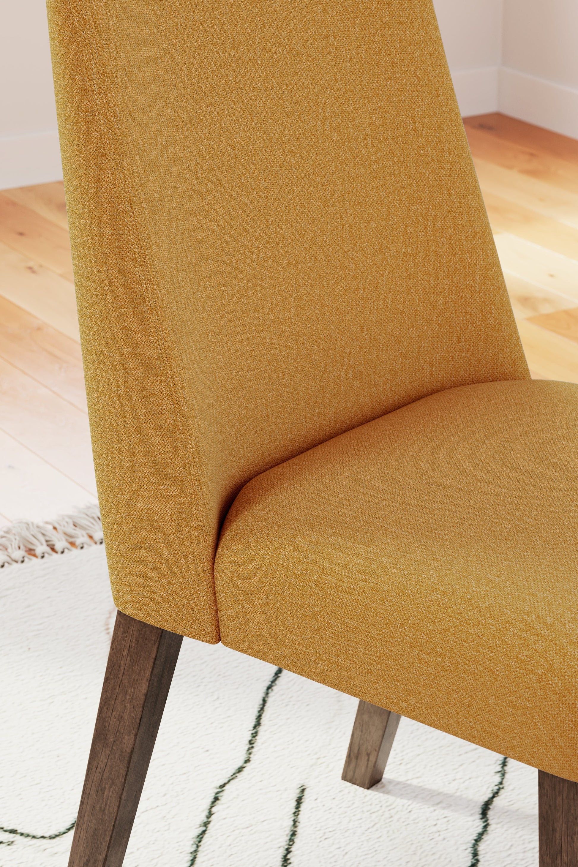 Lyncott Mustard/Brown Dining Chair, Set of 2 - D615-04 - Luna Furniture - Dallas Store
