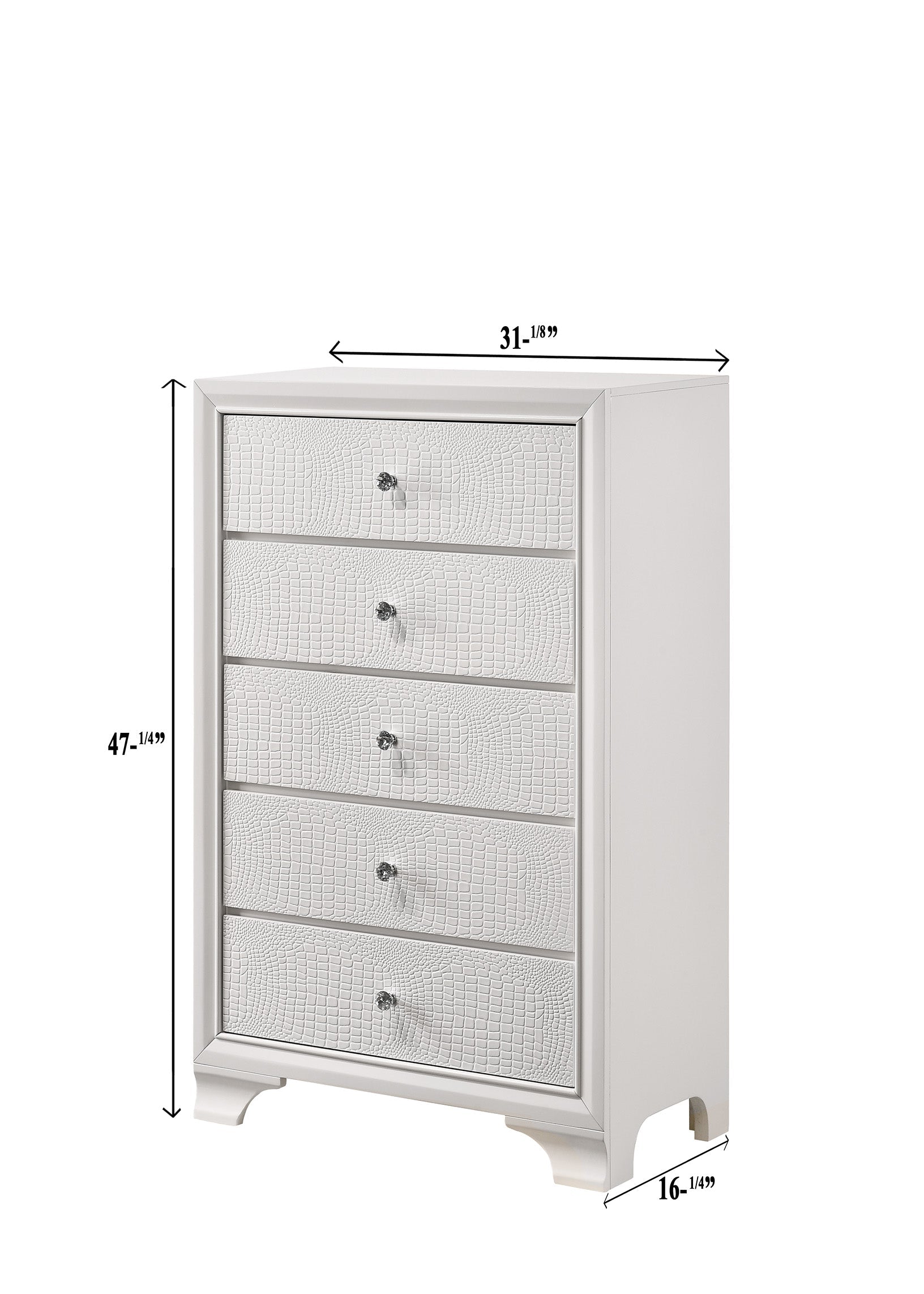 Lyssa Frost Chest - B4310-4 - Luna Furniture - Dallas Store