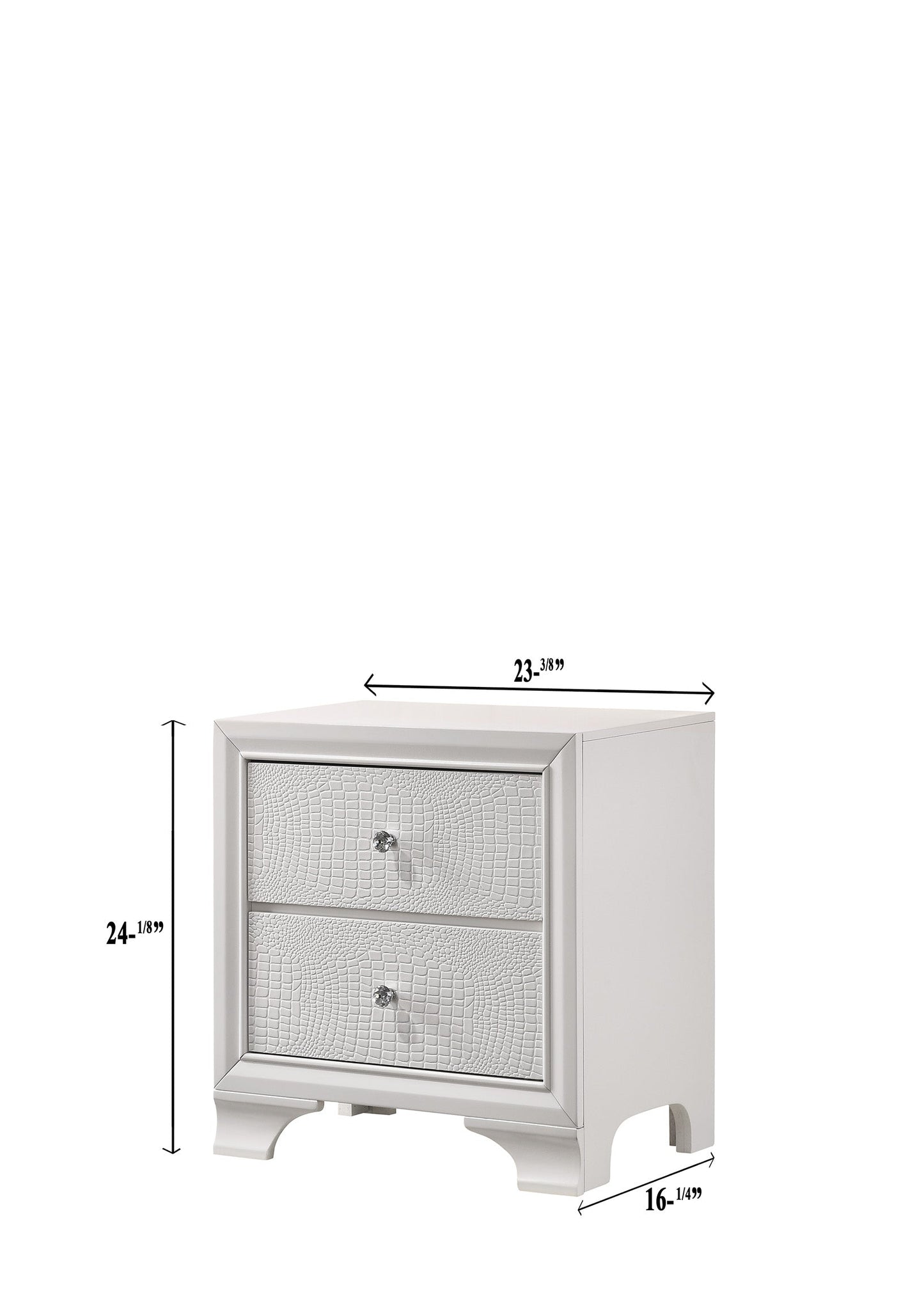 Lyssa Frost Nightstand - B4310-2 - Luna Furniture - Dallas Store