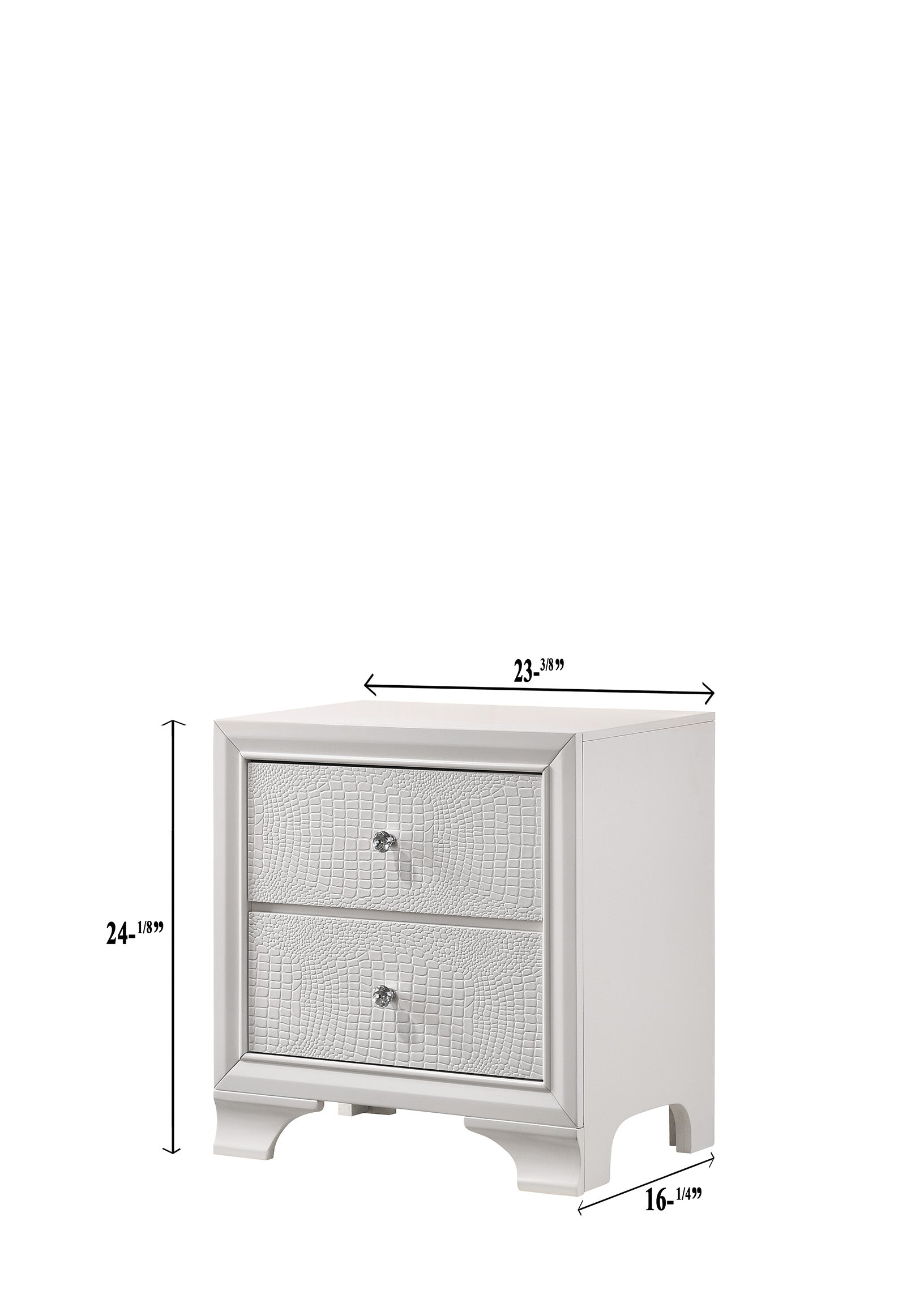 Lyssa Frost Nightstand - B4310-2 - Luna Furniture - Dallas Store